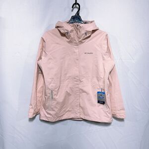 Columbia Women’s Staydry Rain Ski Jacket Light Pink Blush Windbreaker Size XL